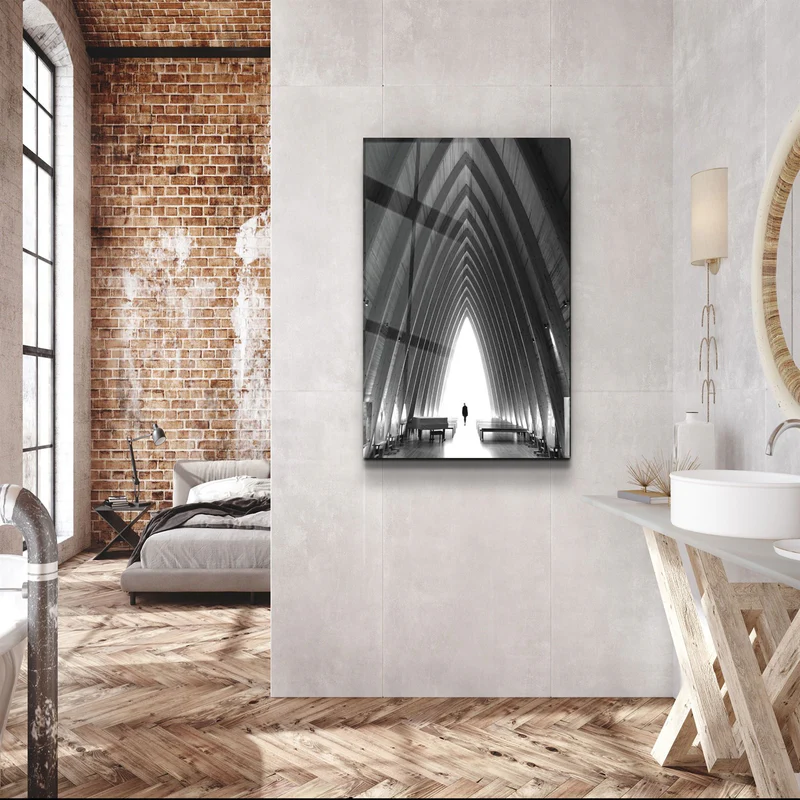 ・"Light at the End"・Glass Wall Art - Image 3
