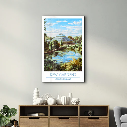 Kew Gardens-London England-Travel Posters | Glass Wall Art - Image 2
