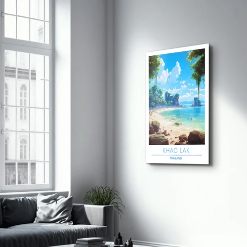 Khao Lak Thailand-Travel Posters | Glass Wall Art - Image 2