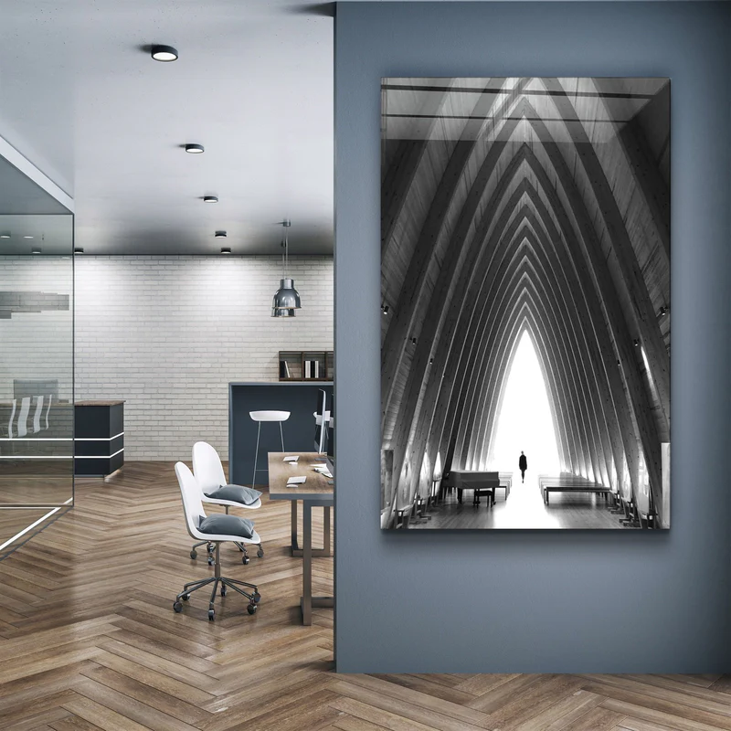 ・"Light at the End"・Glass Wall Art - Image 2