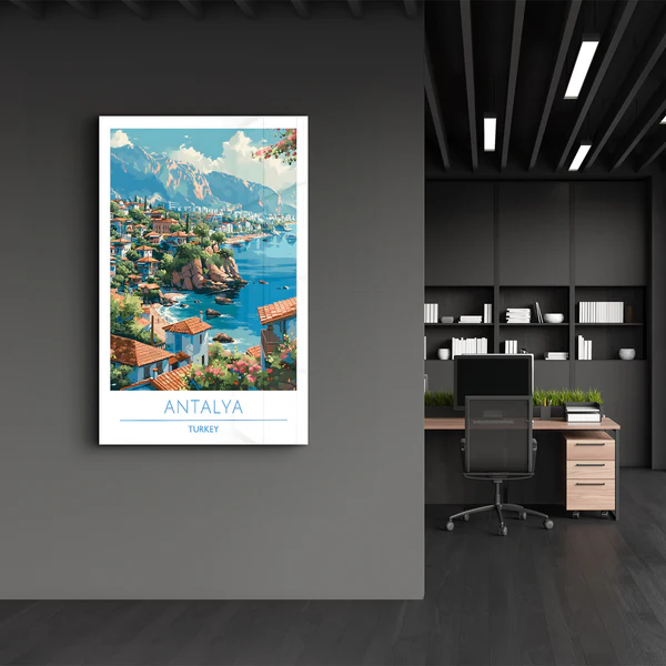 Antalya Turkey-Travel Posters | Glass Wall Art - Image 3