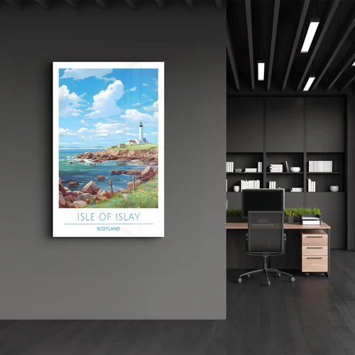 Isle Of Islay Scotland-Travel Posters | Glass Wall Art - Image 3