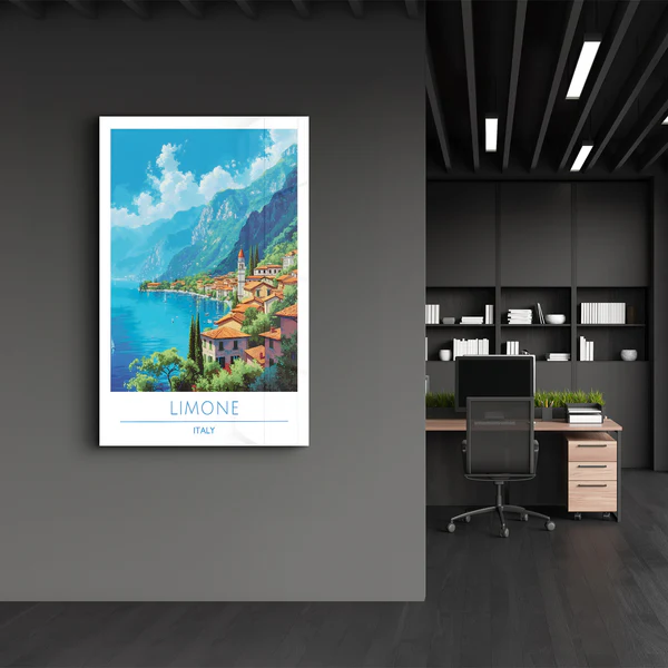 Limone Italy-Travel Posters | Glass Wall Art - Image 3