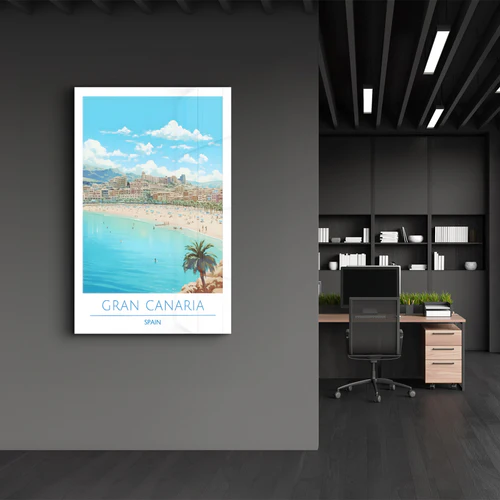 Gran Canaria Spain-Travel Posters | Glass Wall Art - Image 3