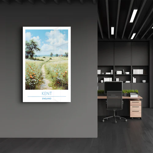 Kent England-Travel Posters | Glass Wall Art - Image 3