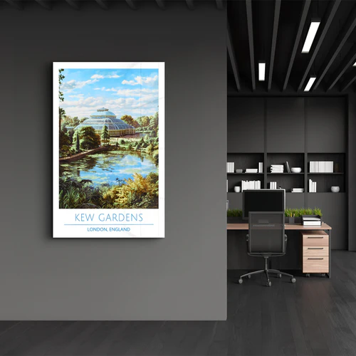Kew Gardens-London England-Travel Posters | Glass Wall Art - Image 3