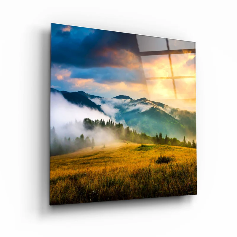 ・"Valley"・Glass Wall Art