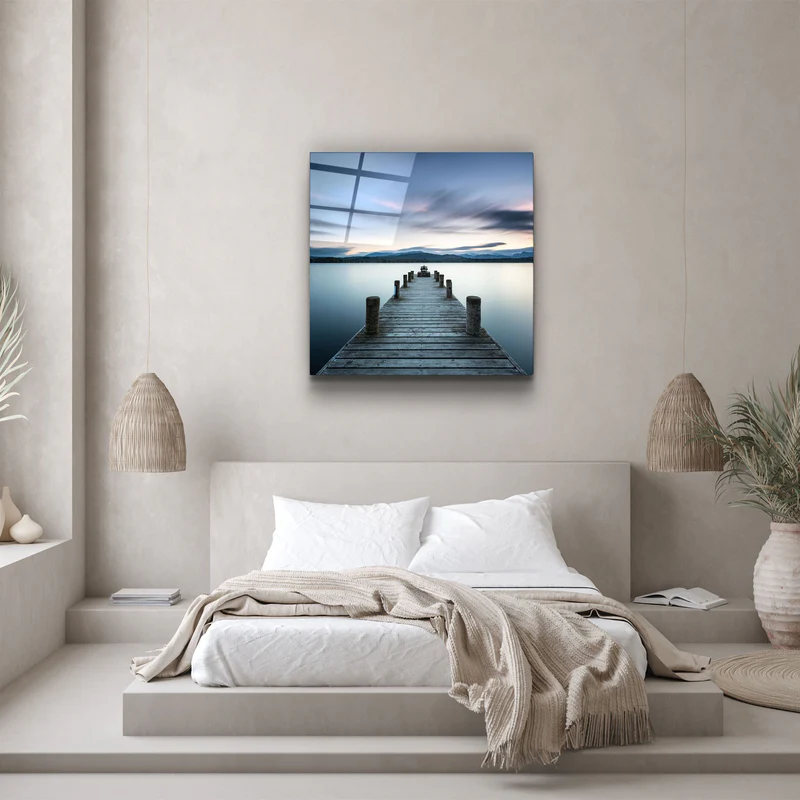 ・"Quay"・Glass Wall Art - Image 3