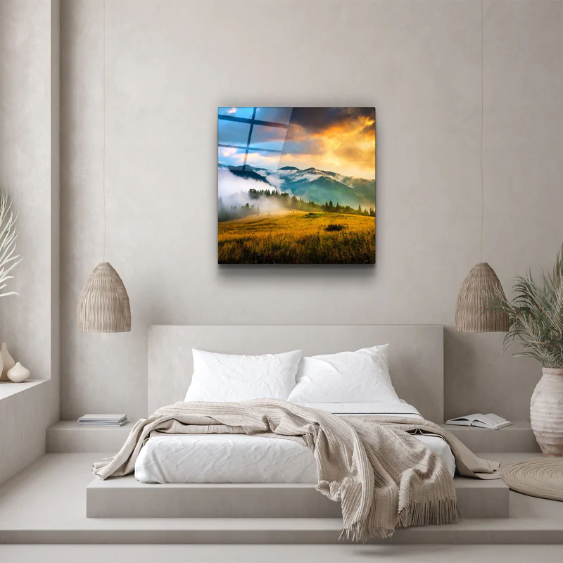 ・"Valley"・Glass Wall Art - Image 3