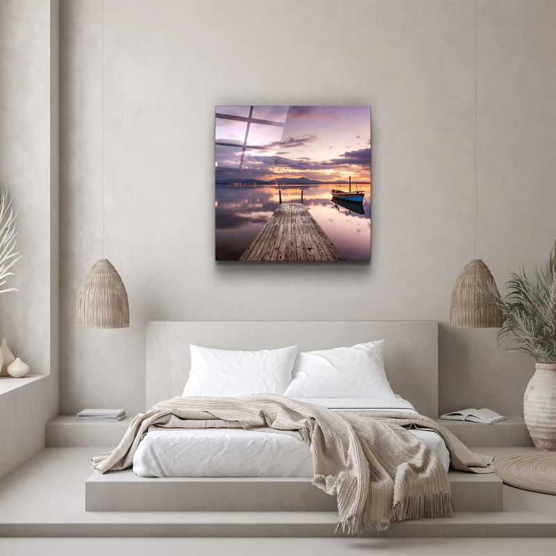 ・"Quay"・Glass Wall Art - Image 3