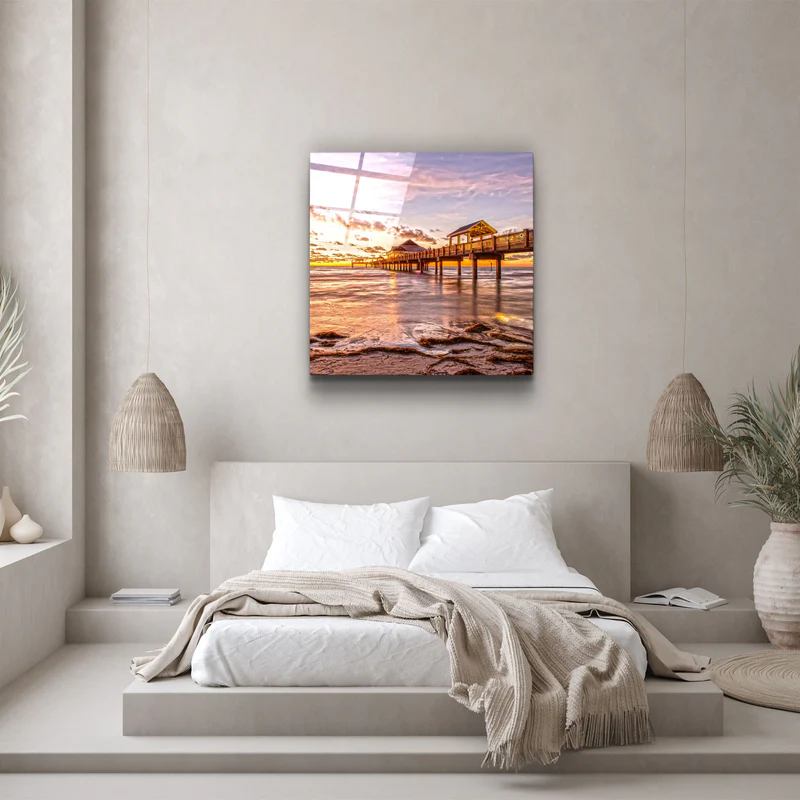 ・"Quay"・Glass Wall Art - Image 3
