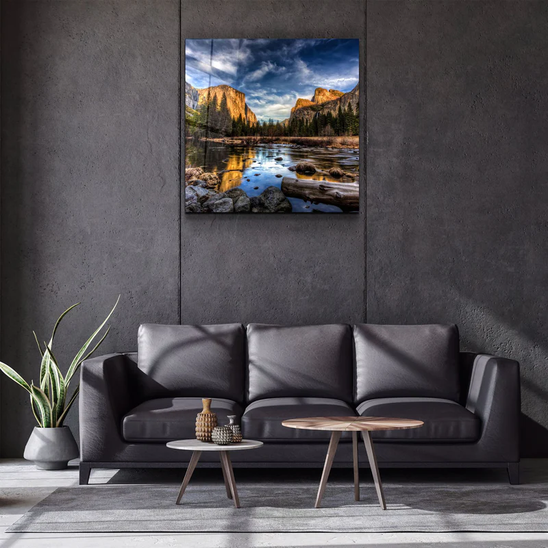 ・"Silent River"・Glass Wall Art - Image 2
