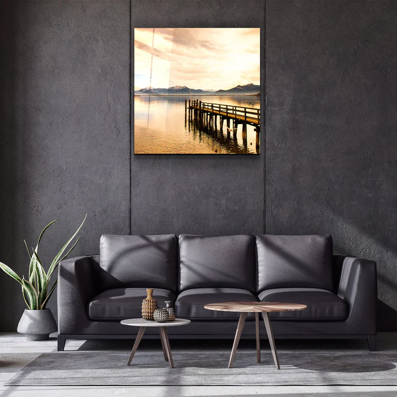 ・"Quay"・Glass Wall Art - Image 2