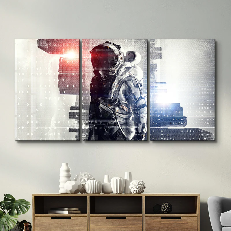 ・"The Future is Now - Trio"・Glass Wall Art - Image 3