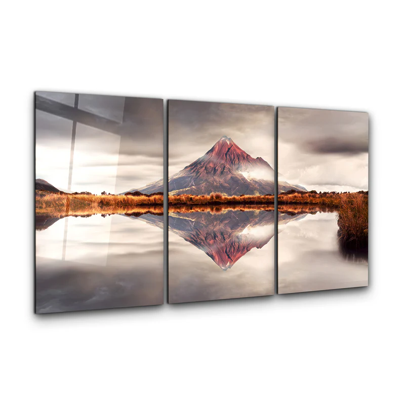 ・"High - Trio"・Glass Wall Art