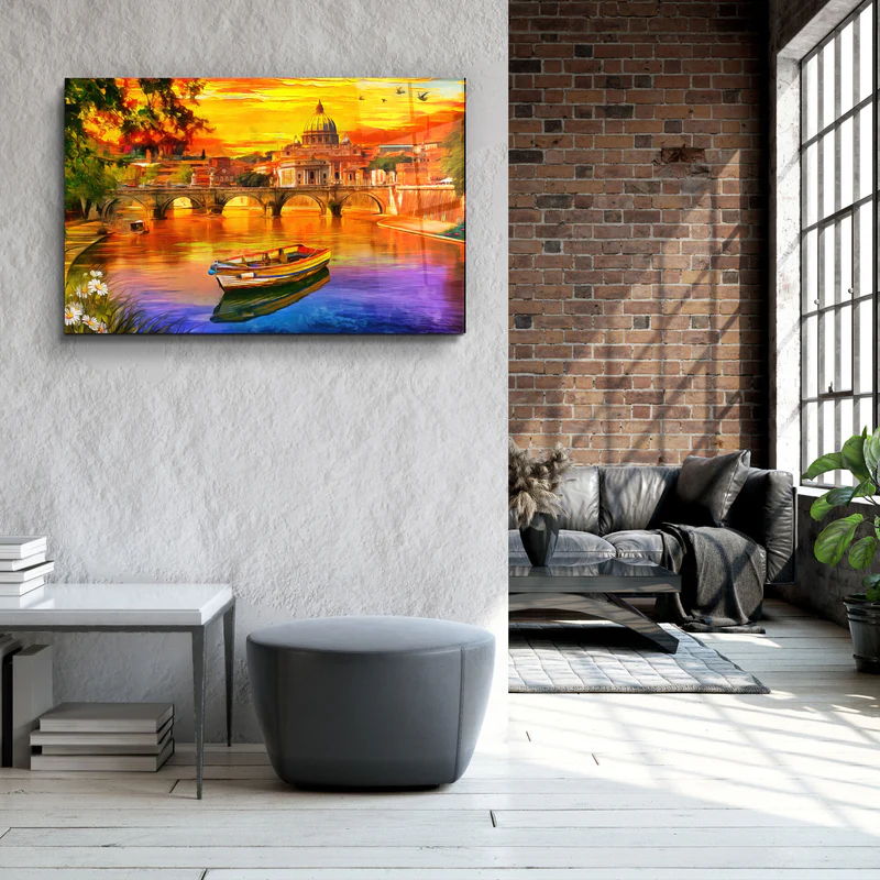 ・"Via Della Conciliazione"・Glass Wall Art - Image 3