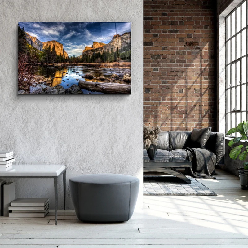 ・"Lake"・Glass Wall Art - Image 3
