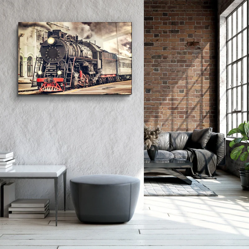 ・"Train"・Glass Wall Art - Image 3