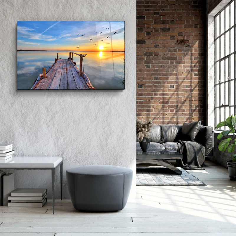 ・"Pier 4"・Glass Wall Art - Image 3