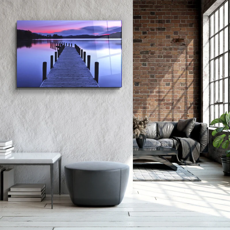 ・"Pier 6"・Glass Wall Art - Image 3