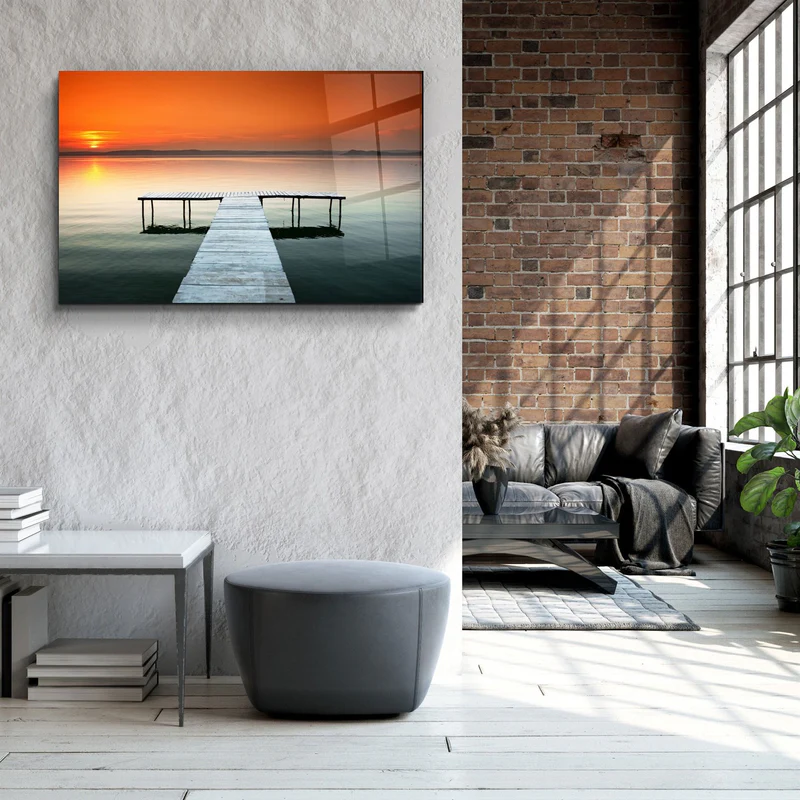 ・"Pier 7"・Glass Wall Art - Image 3