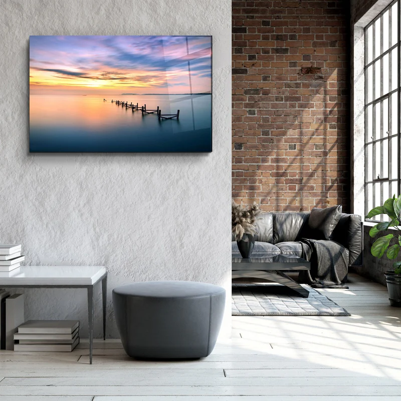 ・"Sunset"・Glass Wall Art - Image 3