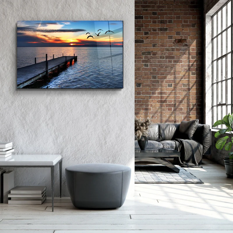 ・"Pier 15"・Glass Wall Art - Image 2