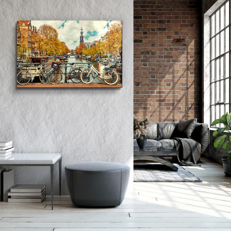 ・"Amsterdam"・Glass Wall Art - Image 3