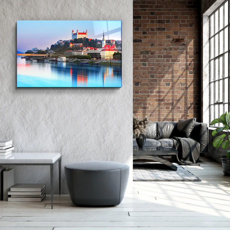 ・"Bratislava-Slovakia"・Glass Wall Art - Image 3