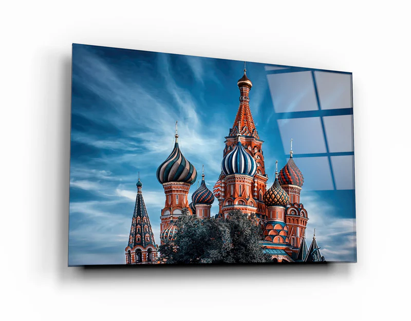 ・"Saint Basil's Cathedral"・Glass Wall Art