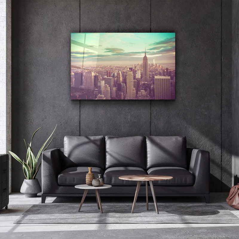 ・"New York City"・Glass Wall Art - Image 2