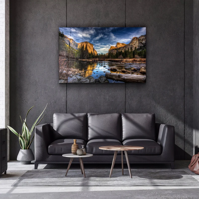 ・"Lake"・Glass Wall Art - Image 2