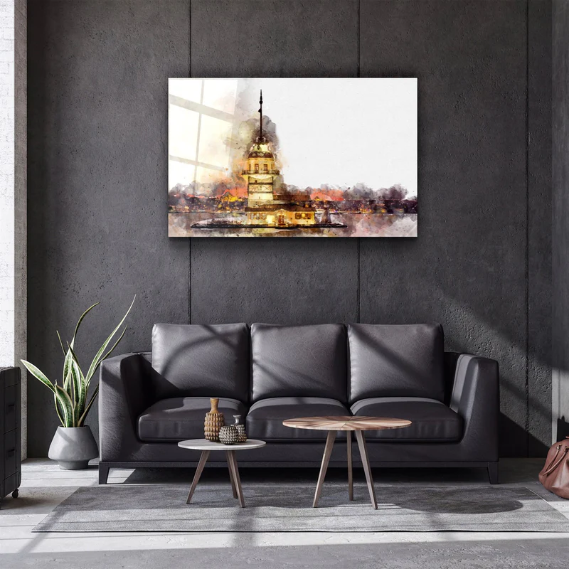 ・"Maiden's Tower"・Glass Wall Art - Image 2