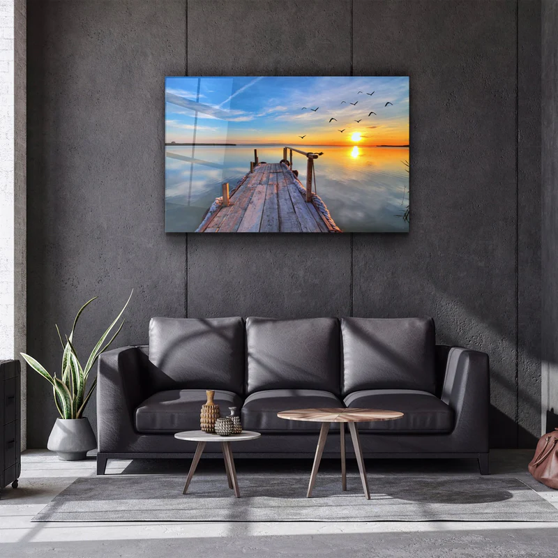 ・"Pier 4"・Glass Wall Art - Image 2