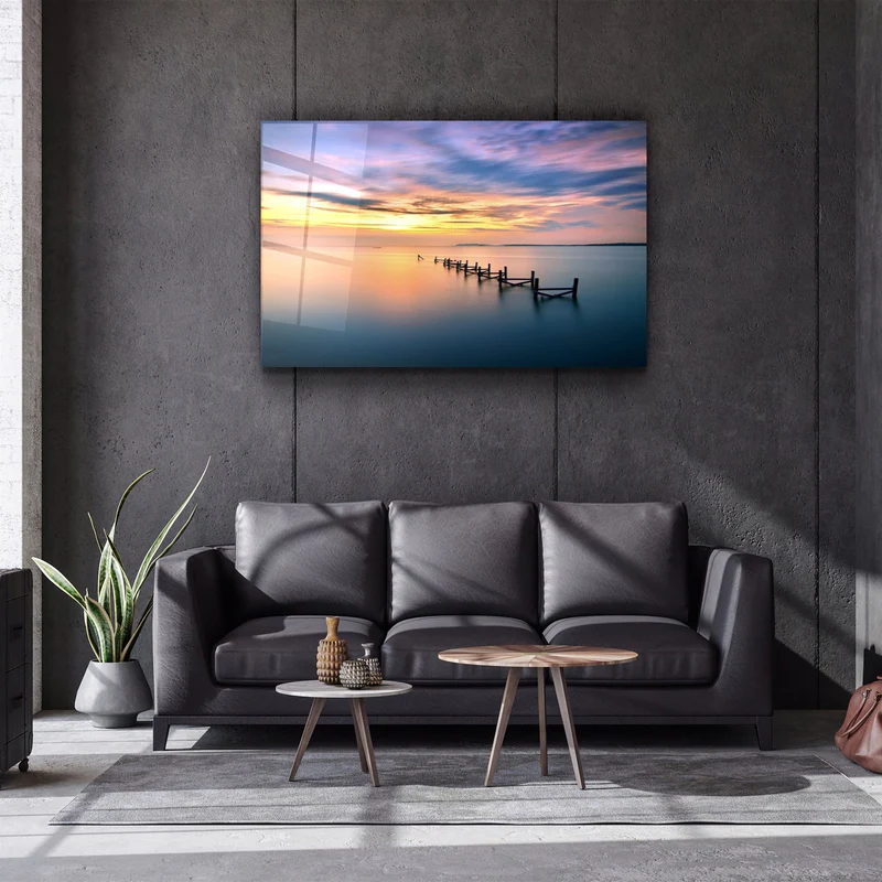 ・"Sunset"・Glass Wall Art - Image 2