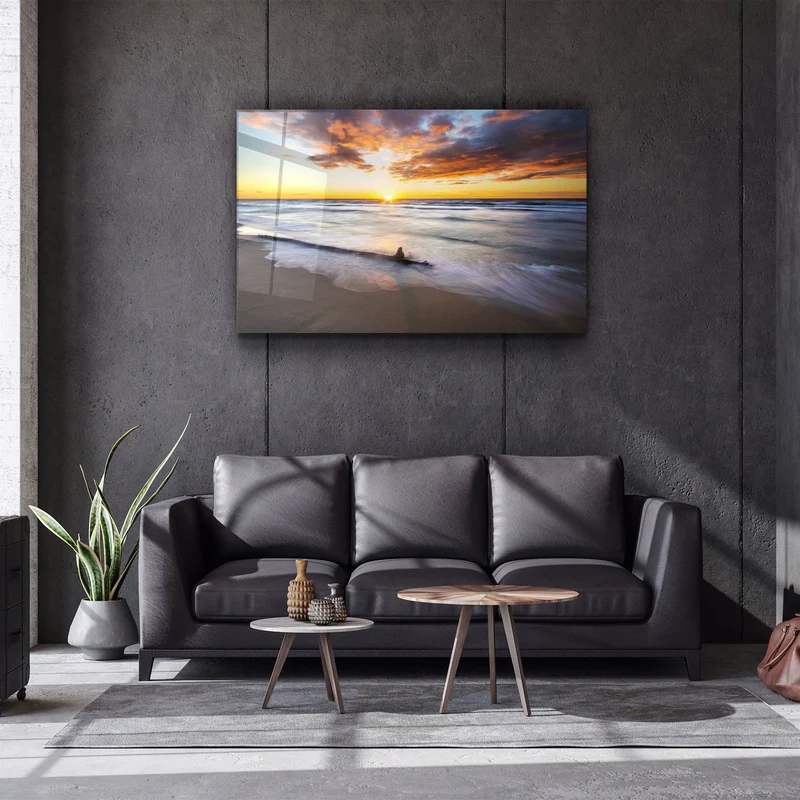 ・"Sunset"・Glass Wall Art - Image 2