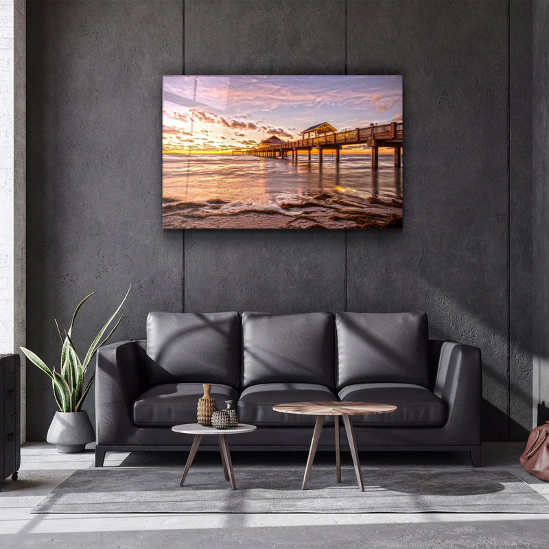 ・"Pier 12"・Glass Wall Art - Image 2