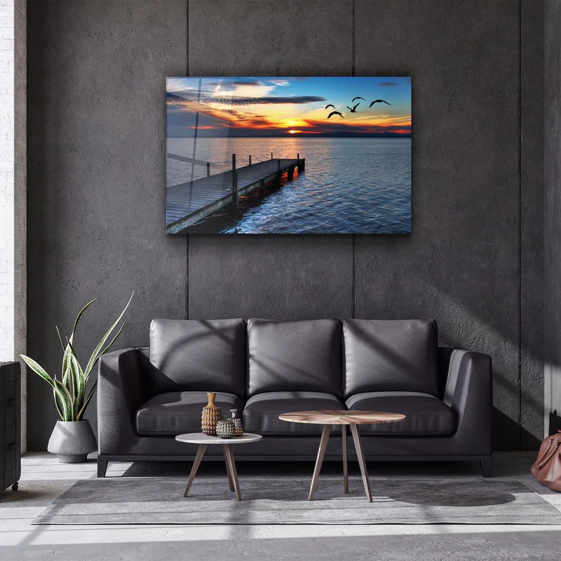 ・"Pier 15"・Glass Wall Art - Image 3