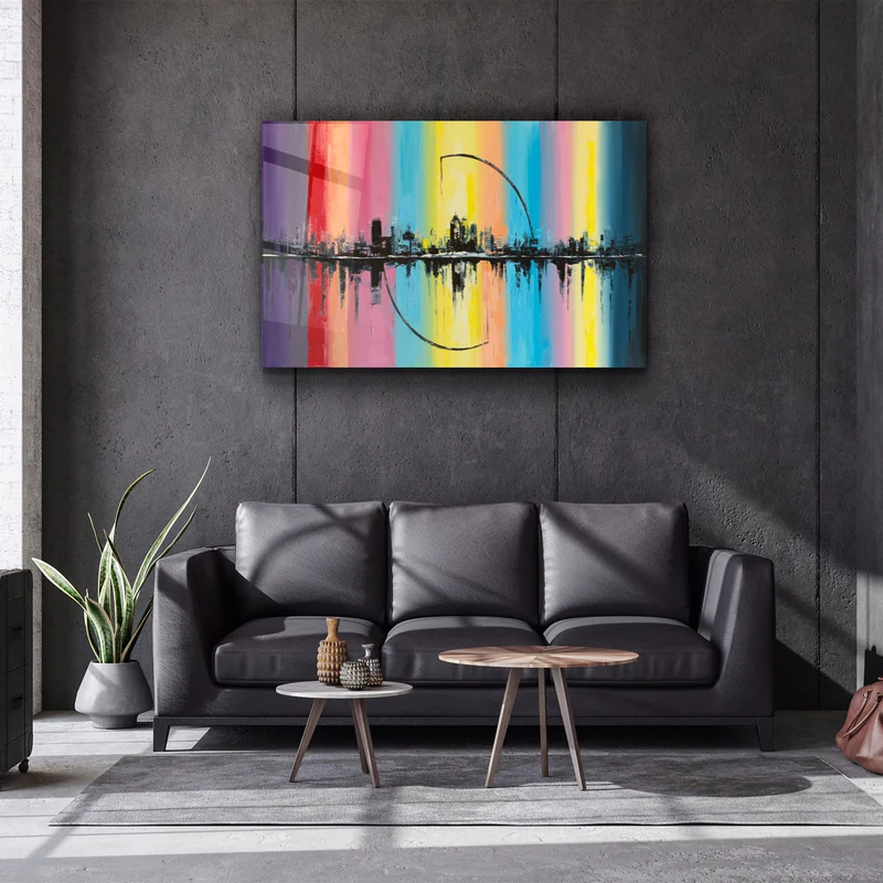 ・"CityLine"・Glass Wall Art - Image 2