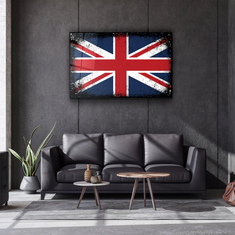 ・"Union Jack Flag"・Glass Wall Art - Image 2