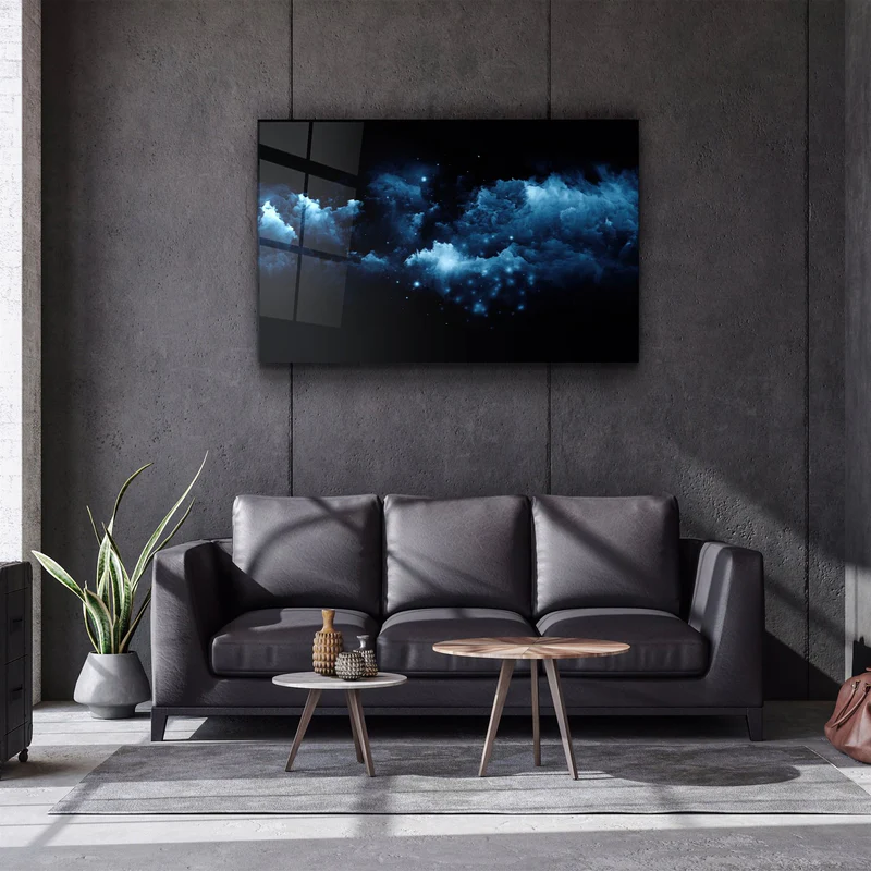 ・"Abstract Night View"・Glass Wall Art - Image 2