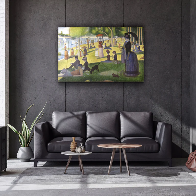 ・"A Sunday on La Grande Jatte (1884) by Georges Seurat"・Glass Wall Art - Image 2