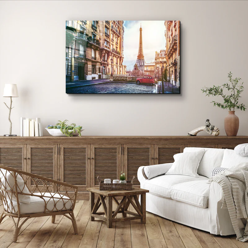 ・"Paris Old Town - France"・Glass Wall Art - Image 2