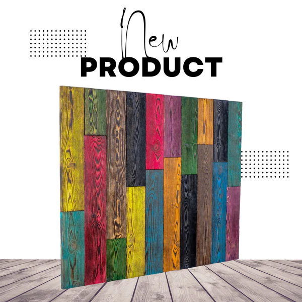 ・"Painted Wood"・Premium Wood Handmade Wall Sculpture