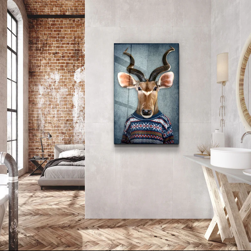 ・"Mr. Deera"・Glass Wall Art - Image 2