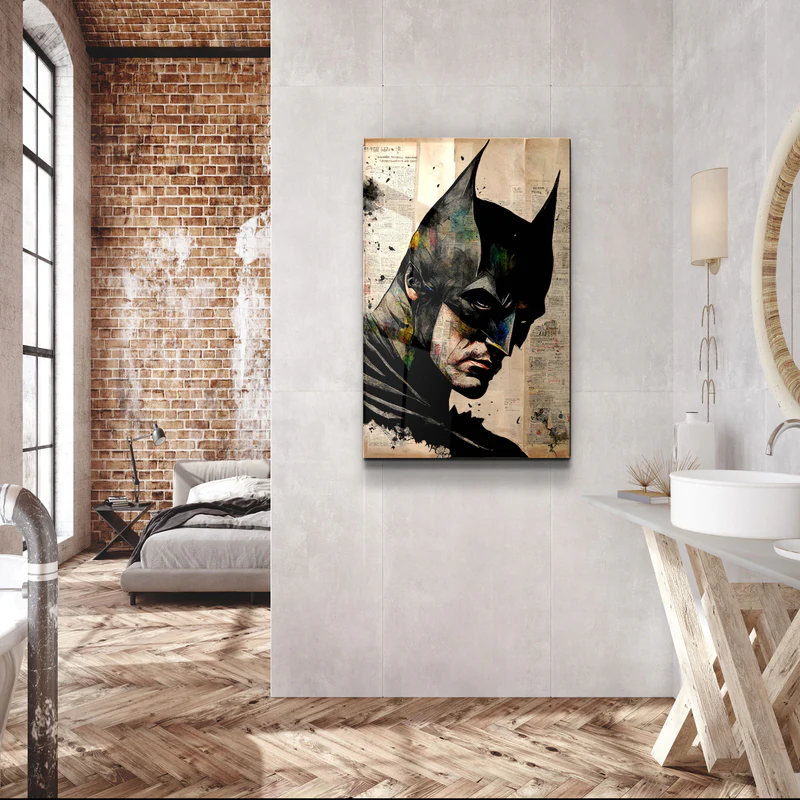・"Bat Redesigned"・Designer's Collection Glass Wall Art - Image 2