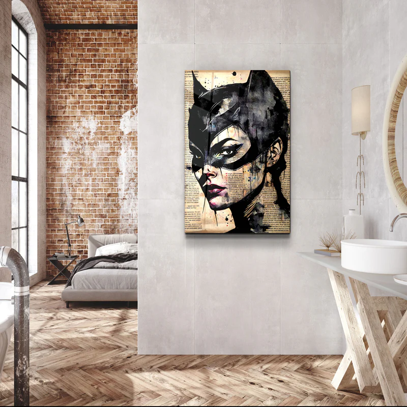 ・"Cat Redesigned"・Designer's Collection Glass Wall Art - Image 3