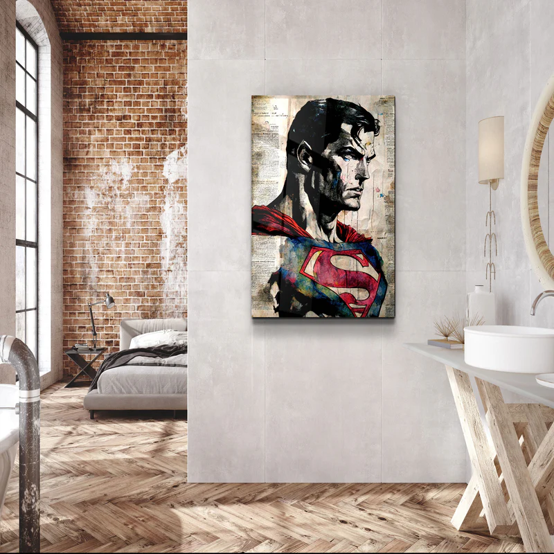 ・"Super Redesigned"・Designer's Collection Glass Wall Art - Image 2
