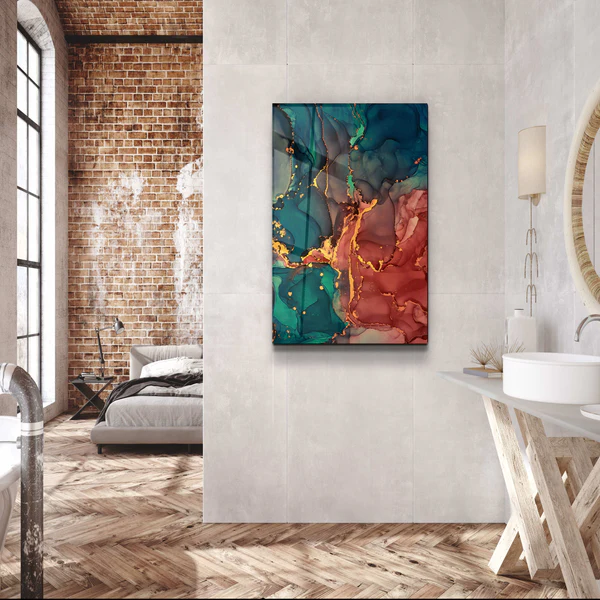・"Marble Collection V1"・Glass Wall Art - Image 3