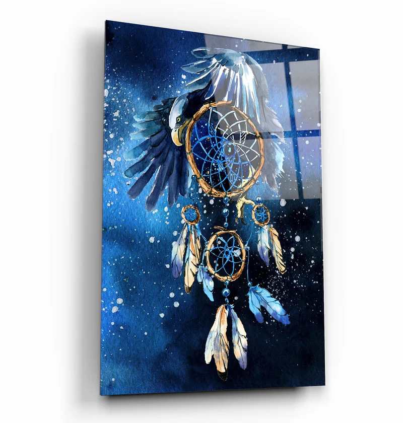 ・"The Dream Catcher"・Glass Wall Art